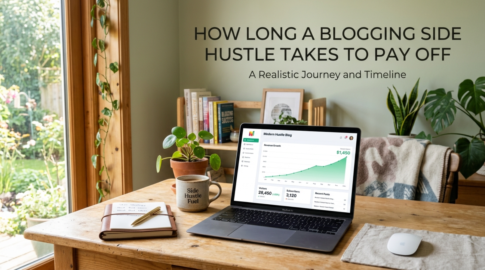 How Long a Blogging Side Hustle Takes to Pay Off