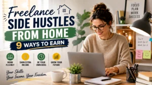 Freelance Side Hustles From Home: 9 Ways to Earn