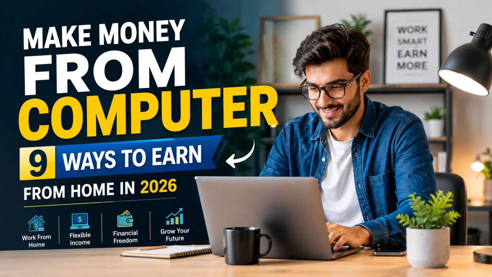 Make Money From Computer: 9 Ways to Earn From Home in 2026
