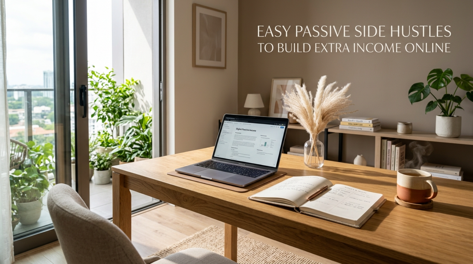Easy passive side hustles to build extra income online