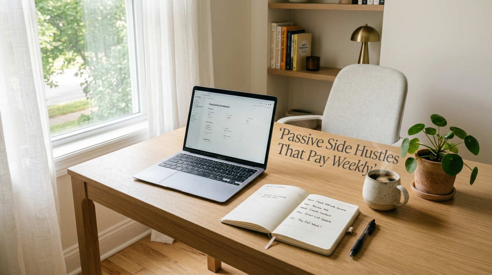 Passive Side Hustles That Pay Weekly