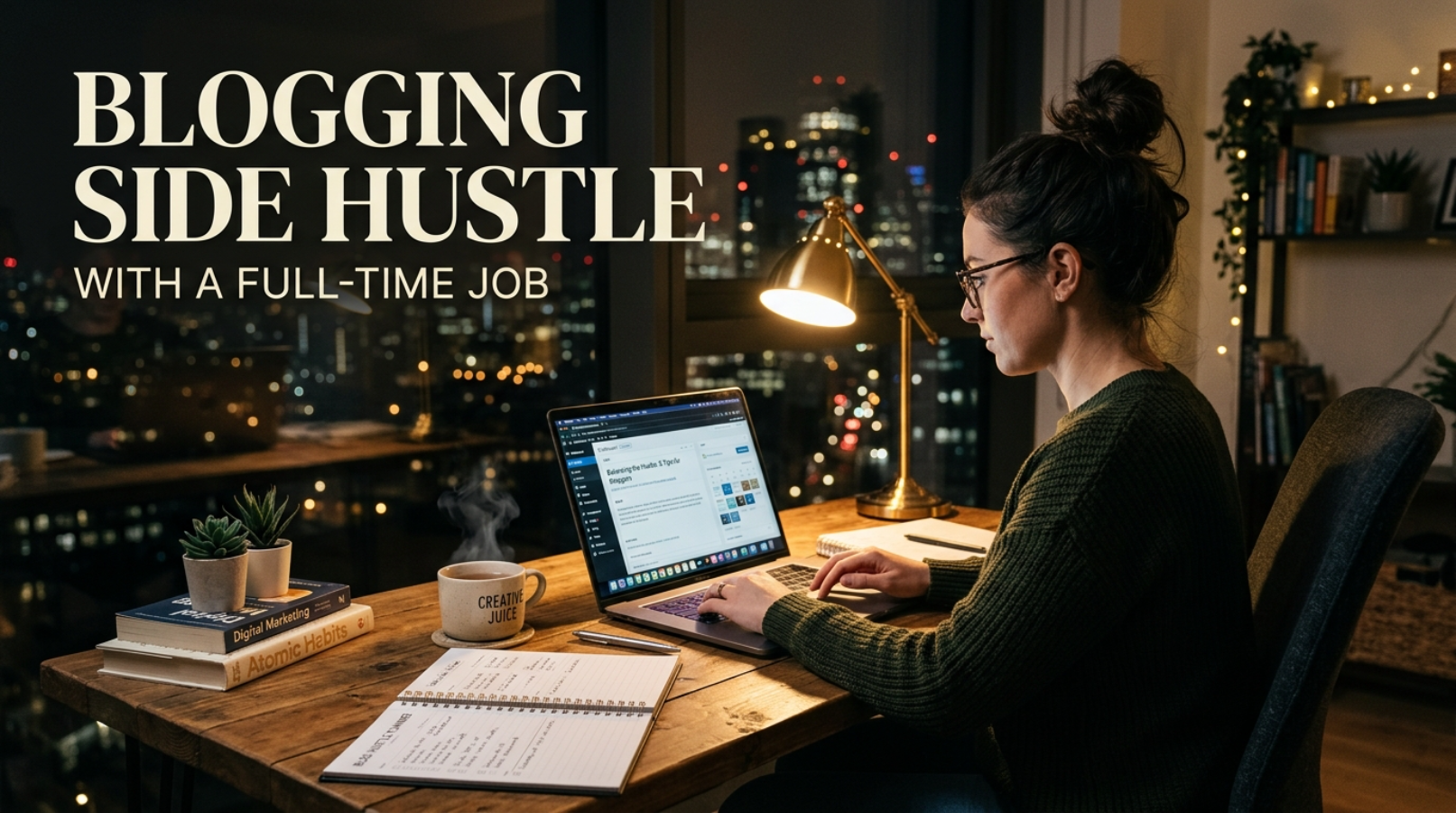 Blogging Side Hustle With a Full-Time Job