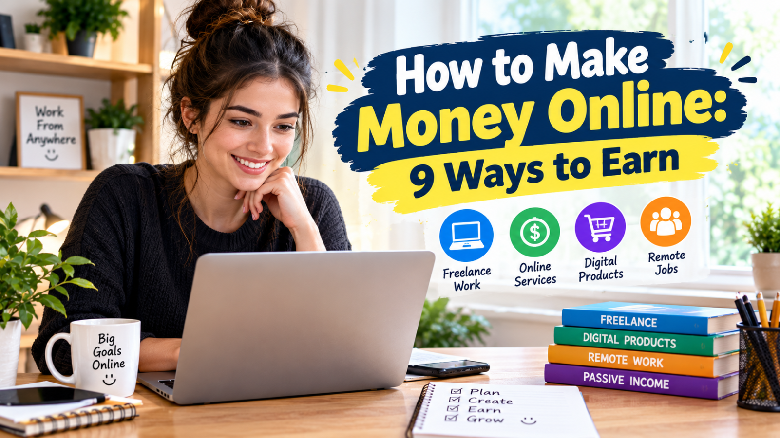 How to Make Money Online: 9 Ways to Earn