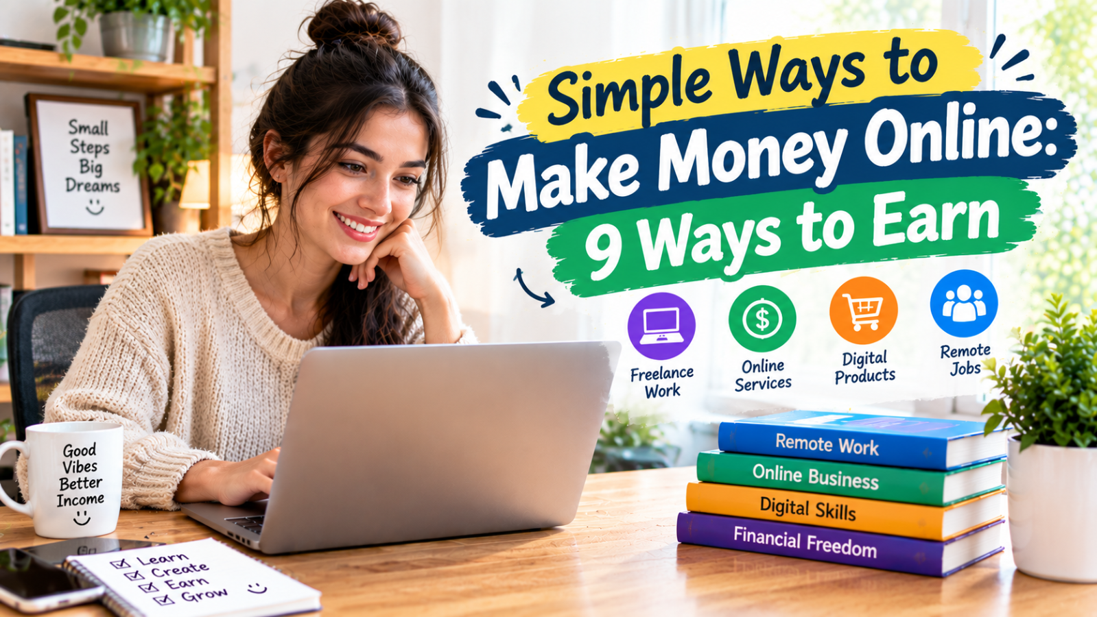 Simple Ways to Make Money Online: 9 Ways to Earn