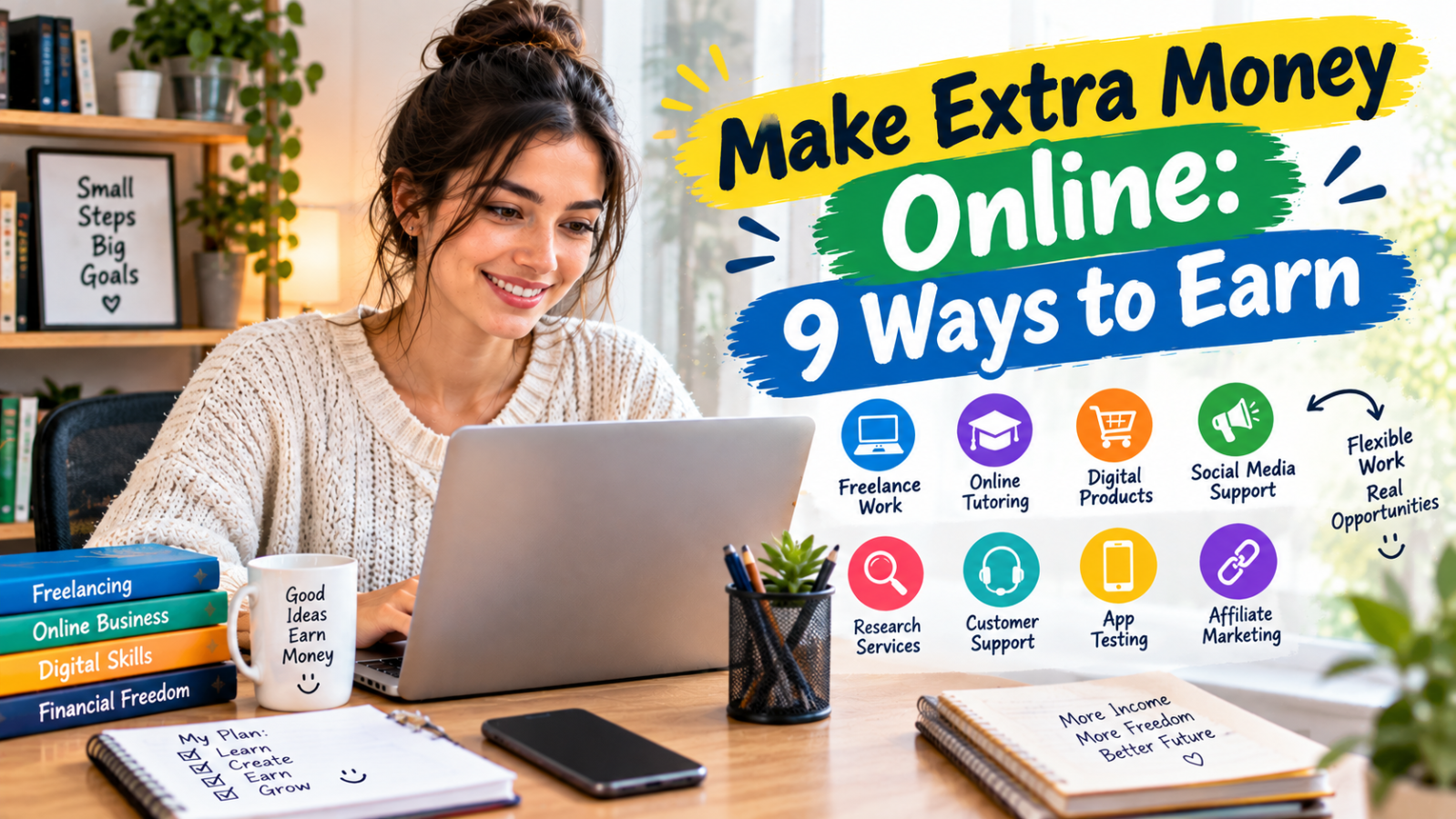 Make Extra Money Online: 9 Ways to Earn