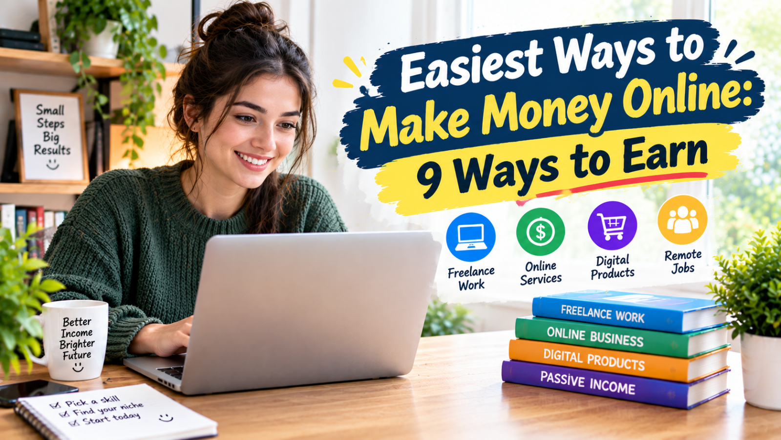 Easiest Ways to Make Money Online: 9 Ways to Earn