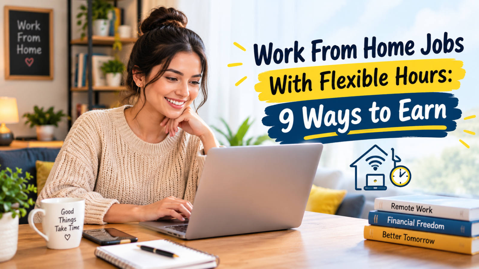 Work From Home Jobs With Flexible Hours: 9 Ways to Earn