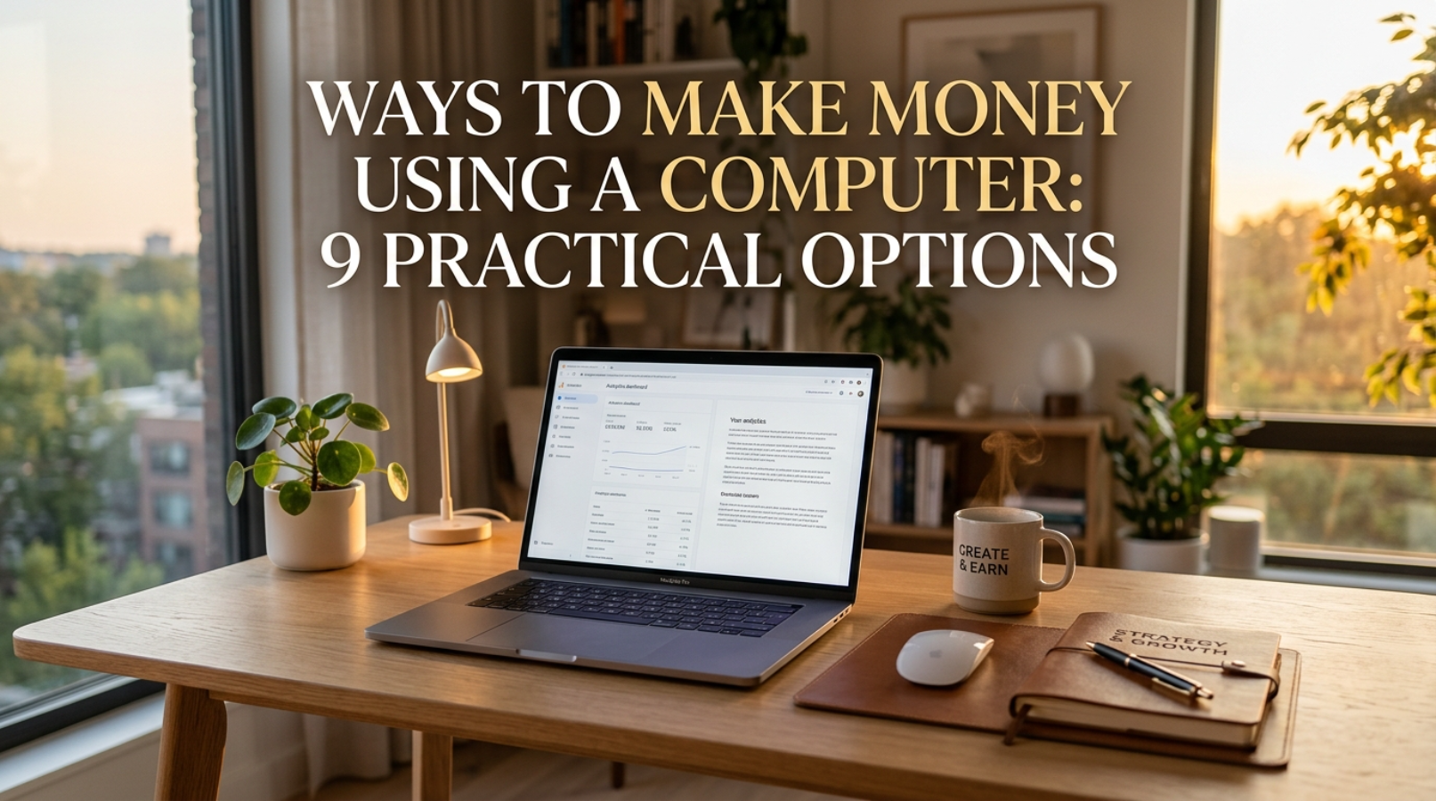 Ways to Make Money Using a Computer: 9 Practical Options